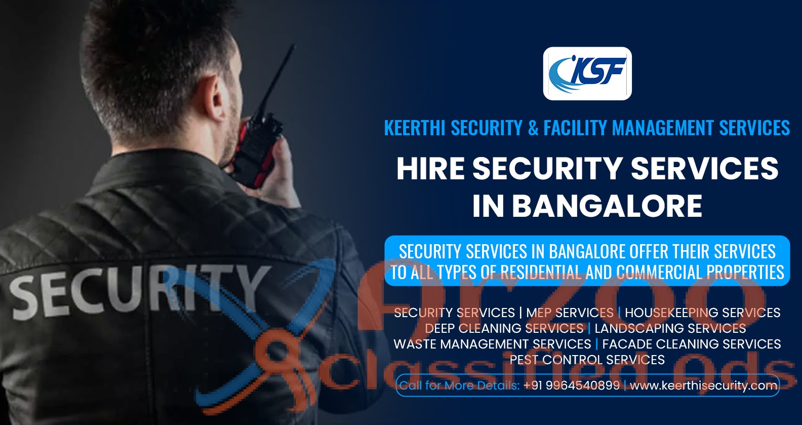 Hire Security services in Bangalore