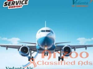 Take Modern Vedanta Air Ambulance from Raipur