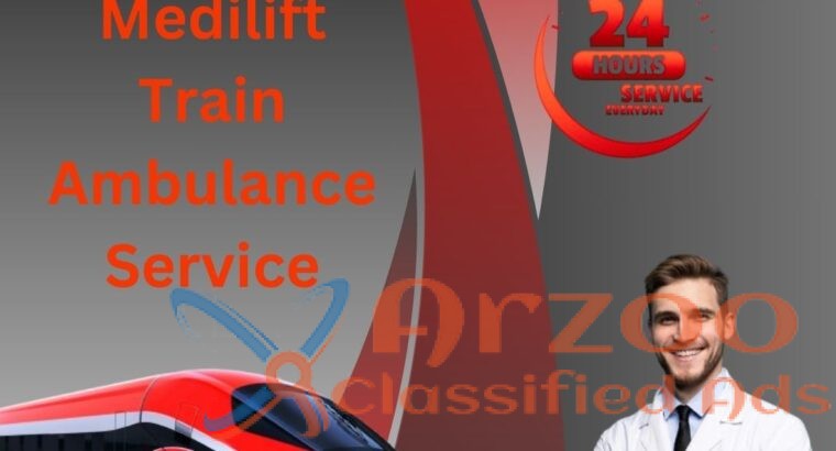 Medilift Train Ambulance Service in Guwahati