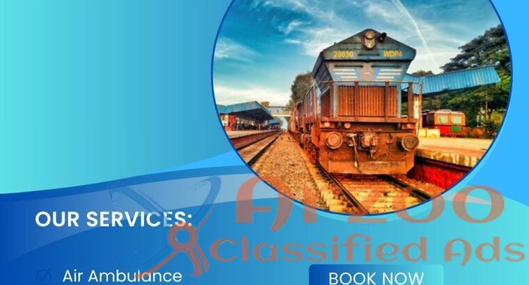 Use MPM Train Ambulance Service in Jamshedpur with