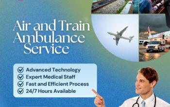 Air and Train Ambulance Services in Patna