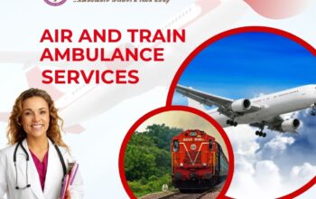 Air and Train Ambulance Services in Siliguri