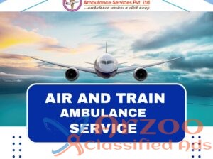 Air and Train Ambulance Services in Allahabad
